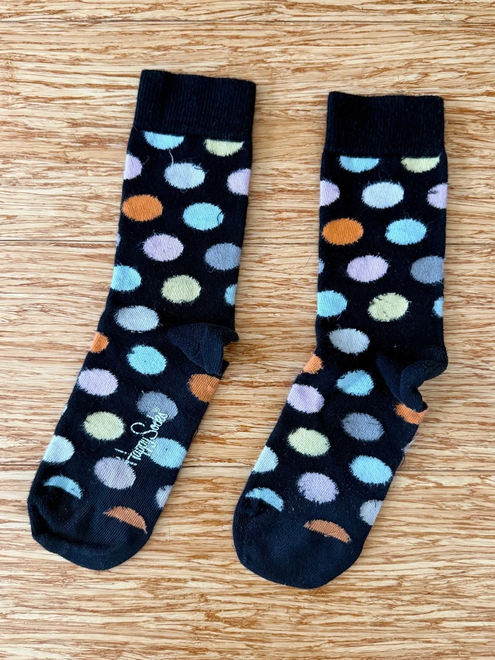 LOT 8 Pairs Women's Happy Socks Small 9-11 36-40